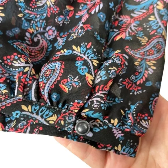 VANESSA VIRGINIA | Anthropologie Boho Paisley Daytripper Dress | Size XL