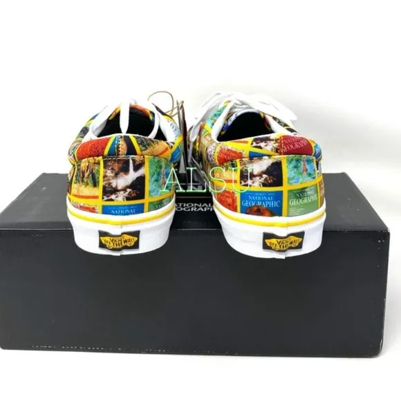 VANS National Geographic Collaboration Women's Era Red Nat Size 6.5 VN0A4U39WJZ
