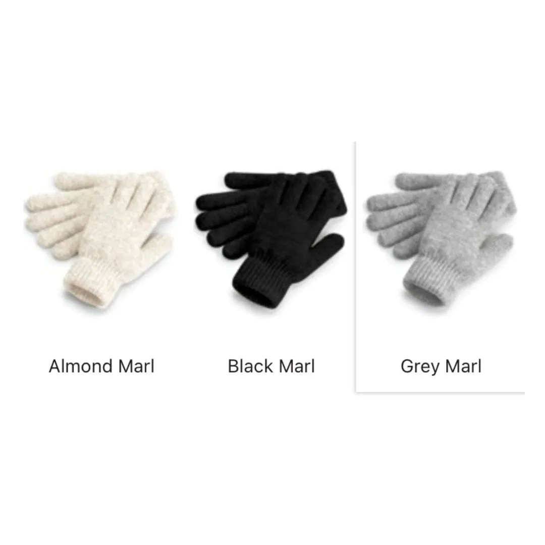 Vegan Cosy Ribbed-Cuff Gloves | Multiple Colours