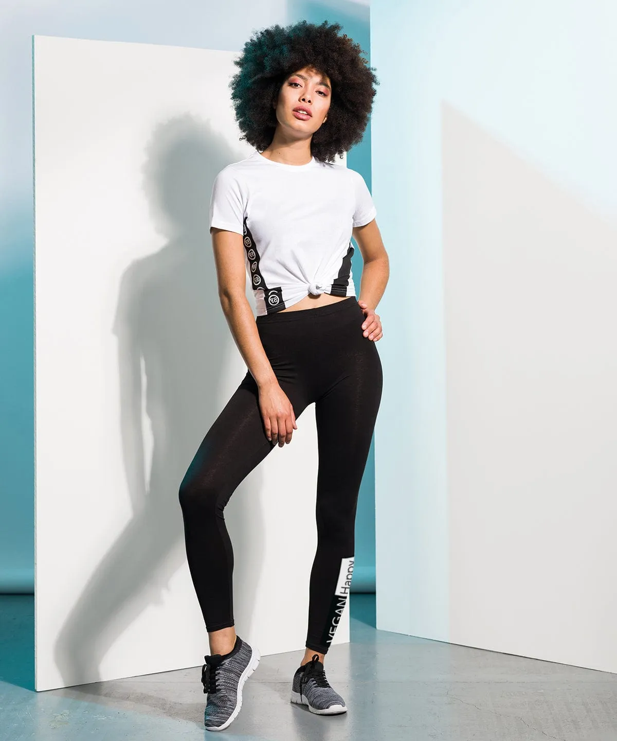 Vegan Women's Daytime Casual Leggings | Black