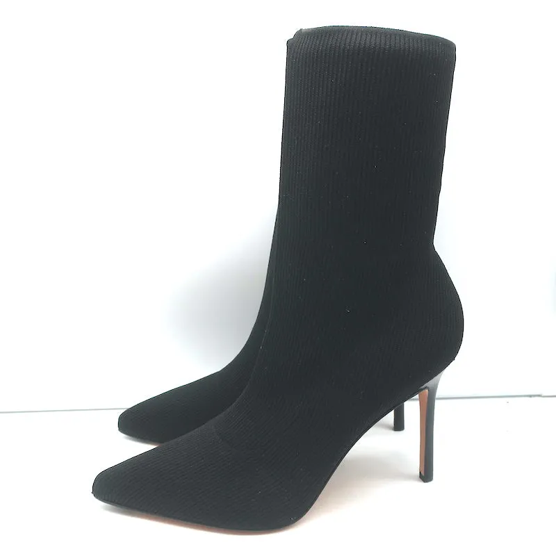 Veronica Beard Lisa Stretch Knit Sock Boots Black Size 10 NEW