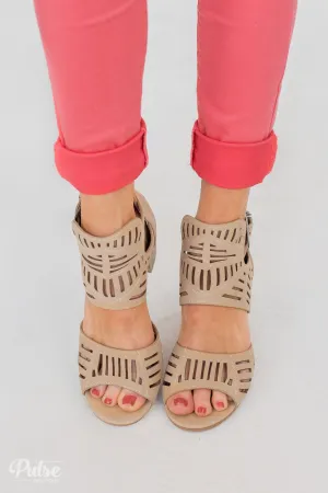 Very G Abby Block Heels- Cream