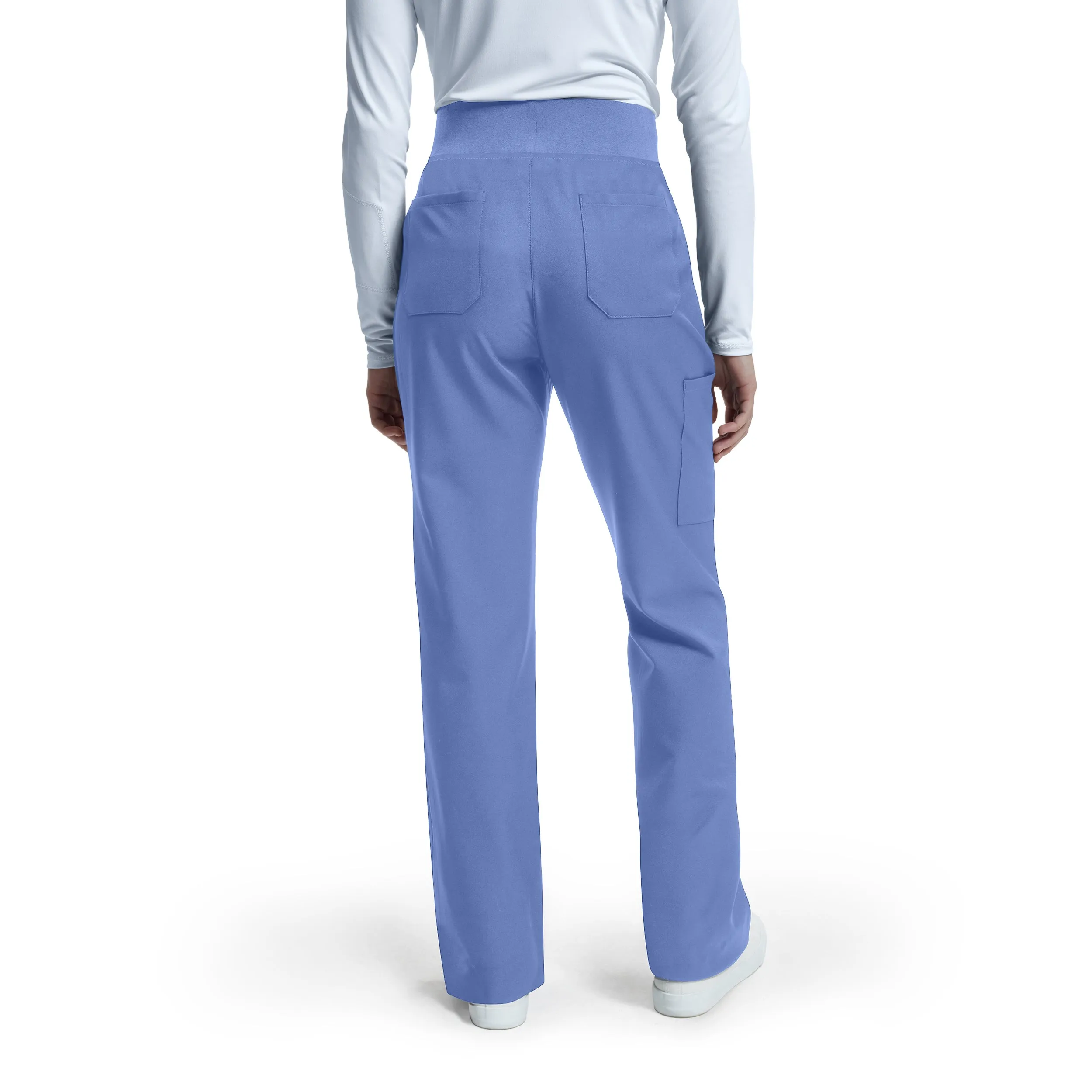 VIBE WB421 Women's Cargo Scrub Pants Ceil