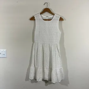 Vineyard Vines Women's White Allamanda Eyelet Dress Size 2 Style 2Q010453