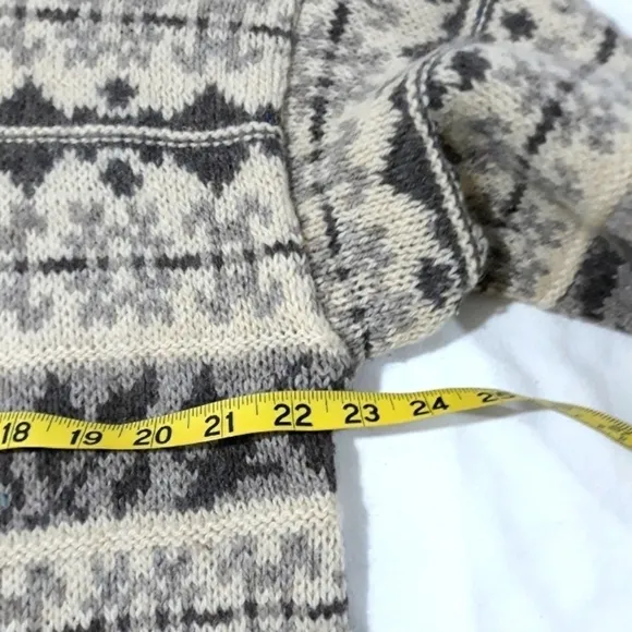 Vintage ALPS Fine women's Apparel pure wool Long-Sleeve button cardigan size XL