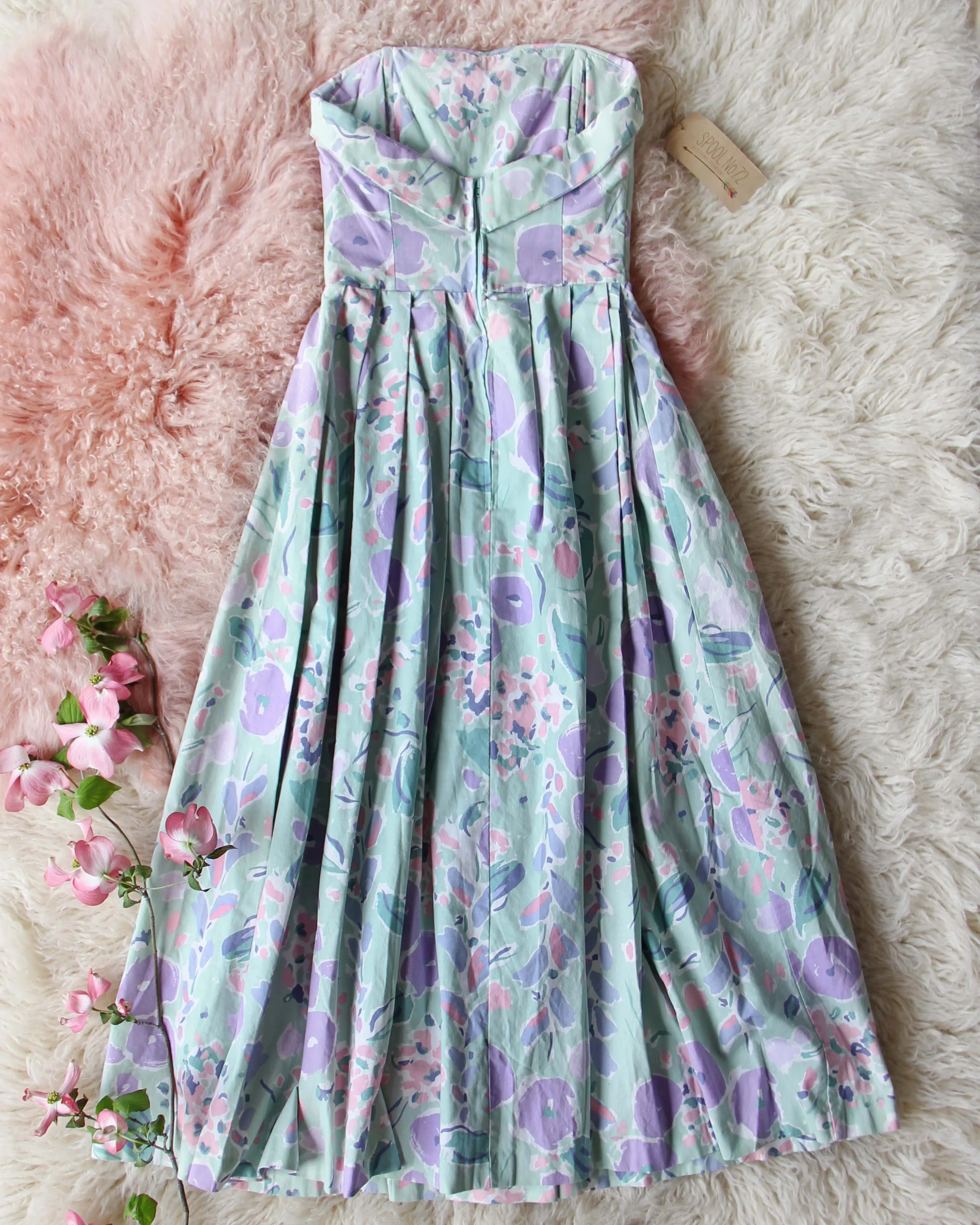 Vintage Floral Garden Dress