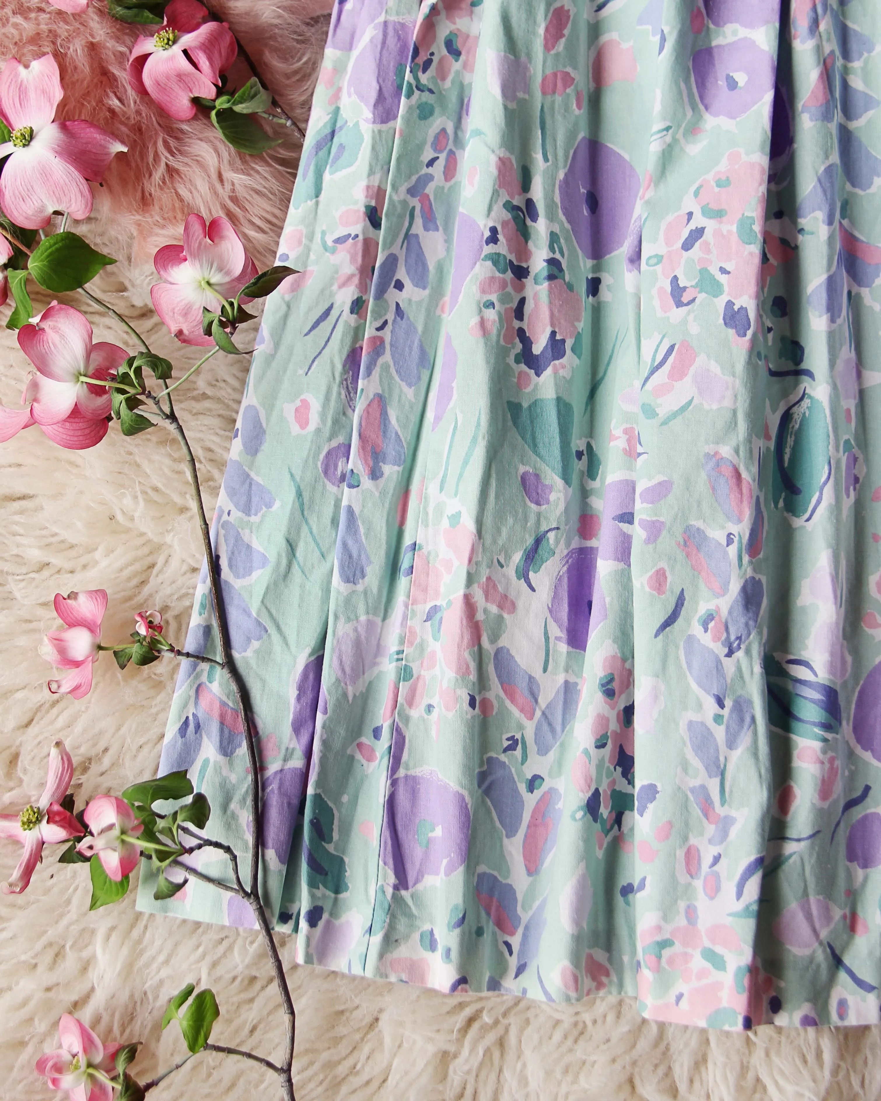 Vintage Floral Garden Dress