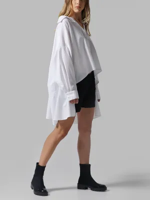 Visaltes Asymmetrical Poplin Blouse