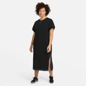 W NSW ICON CLASH MAXI DRESS "BLK/CHLORINE BLUE"