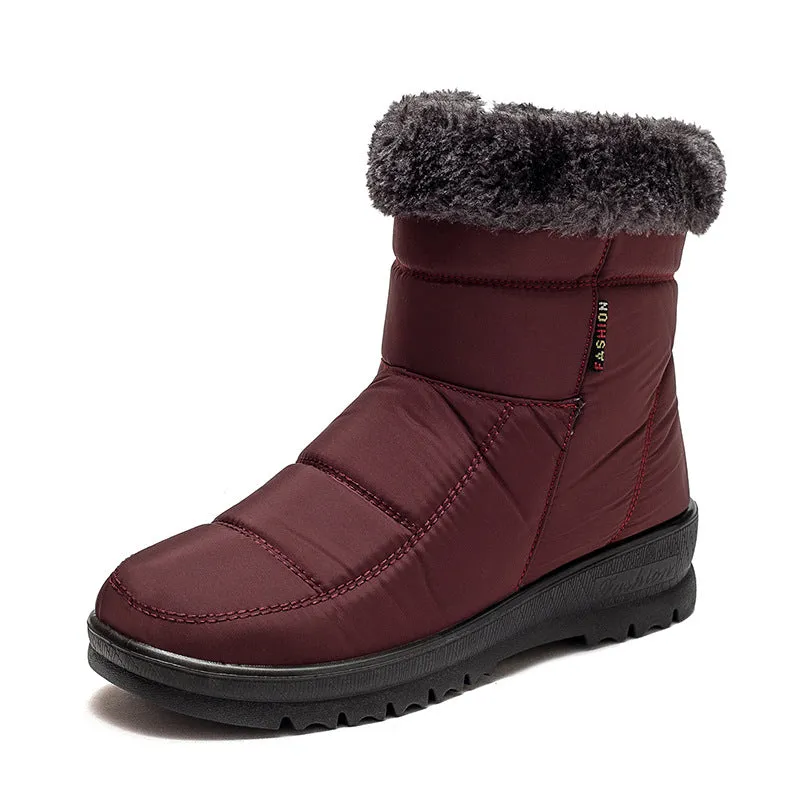 Warm Low Heel Boots