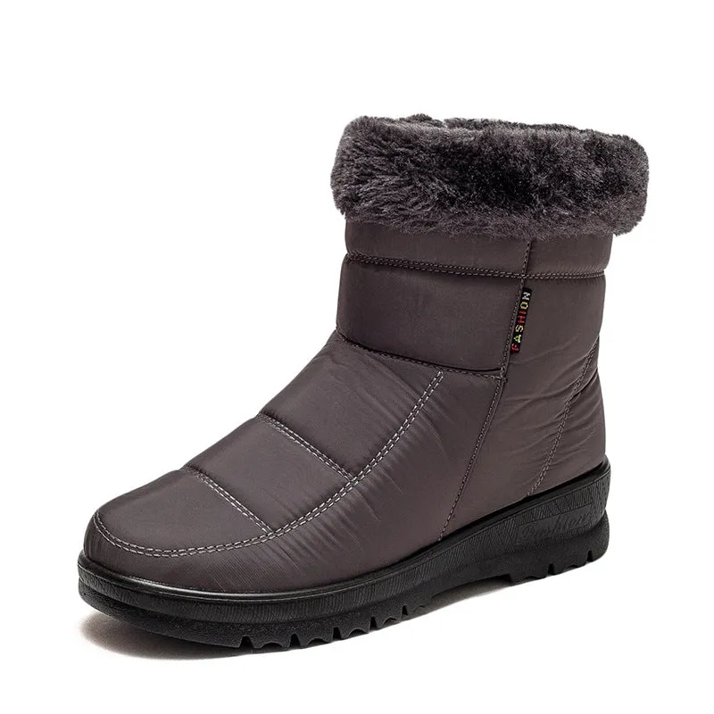 Warm Low Heel Boots