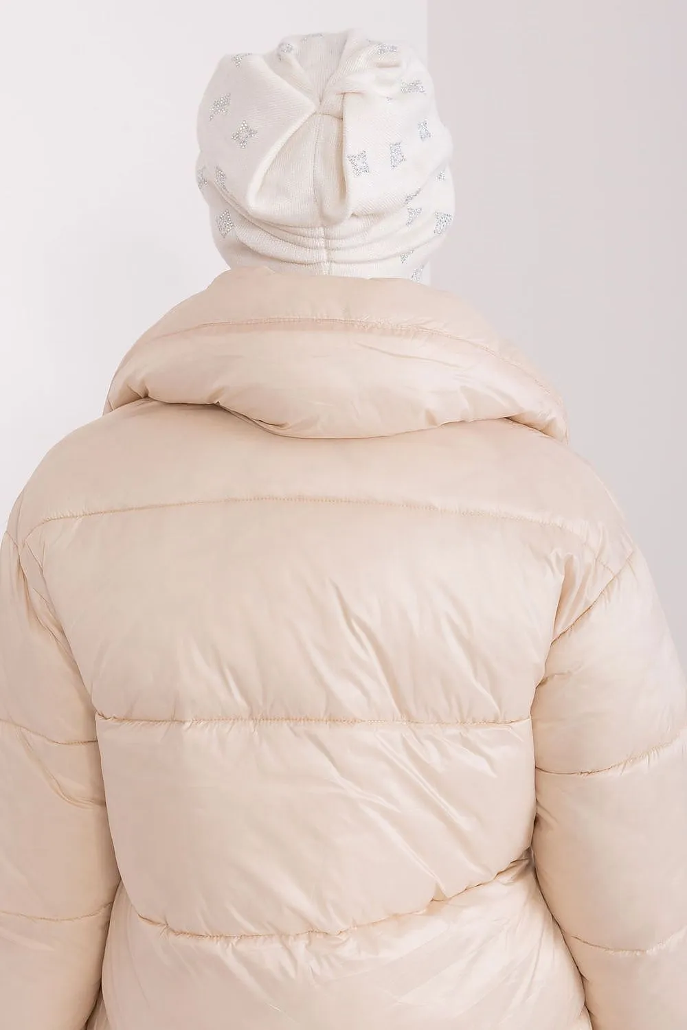 Warm winter beanie hat with cashmere