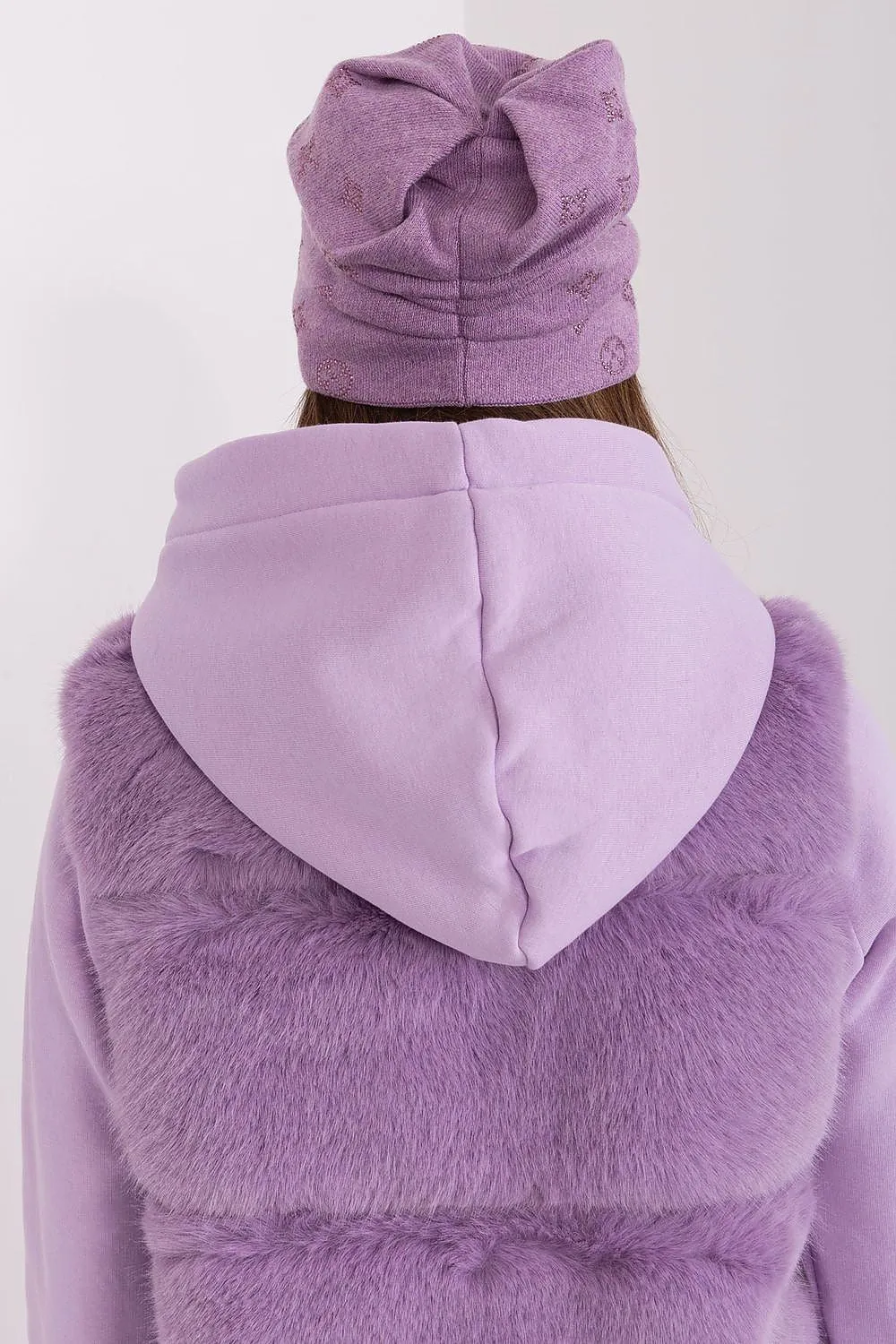 Warm winter beanie hat with cashmere