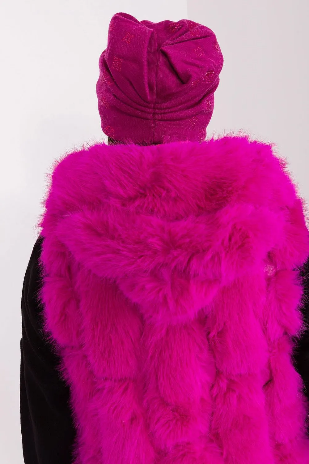 Warm winter beanie hat with cashmere