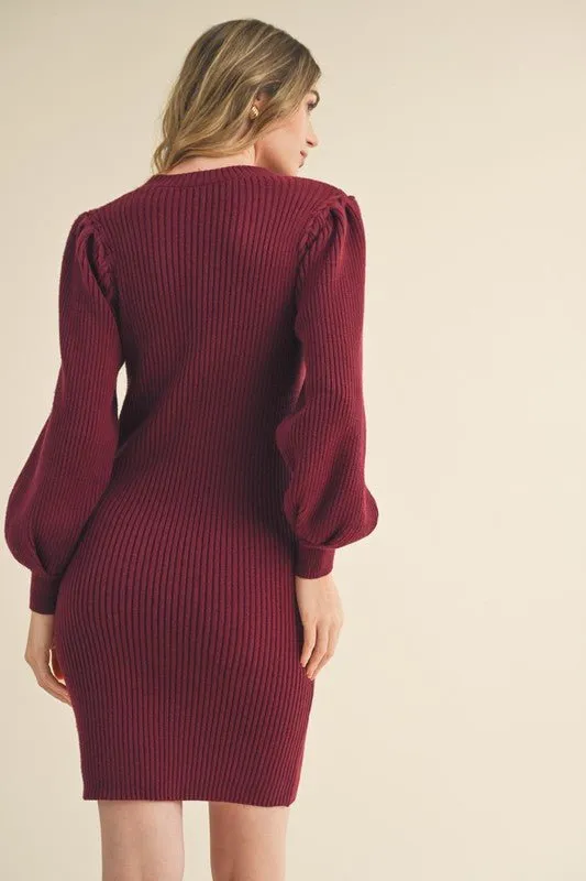 Warm Wishes Sweater Dress