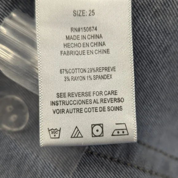 Wash Lab | NWOT Women's Maxi Jeans Denim Skirt | Aquamarine Blue | 25 = Size 2