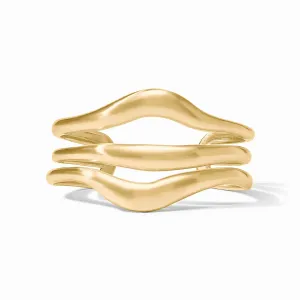 Wave Cuff - Gold