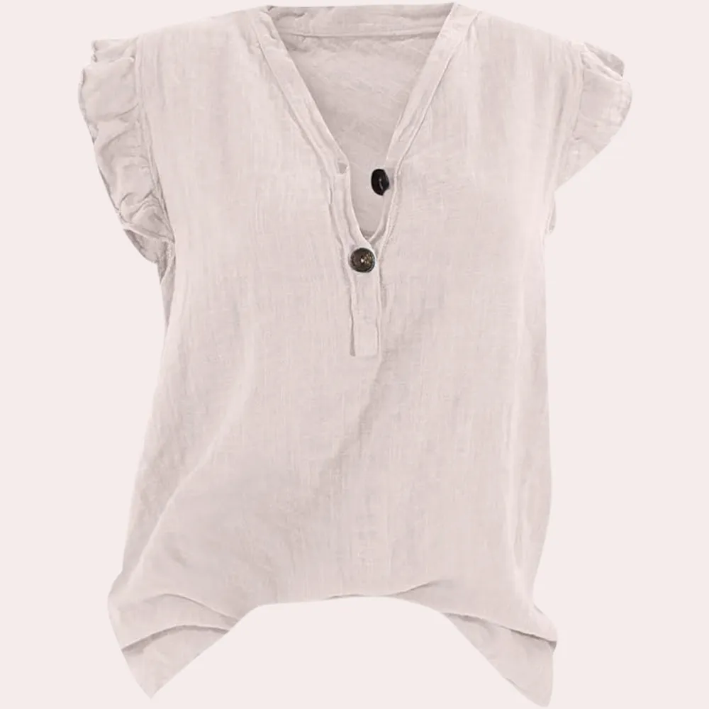 Wendy® | Modern women's ruffle blouse made of airy fabric