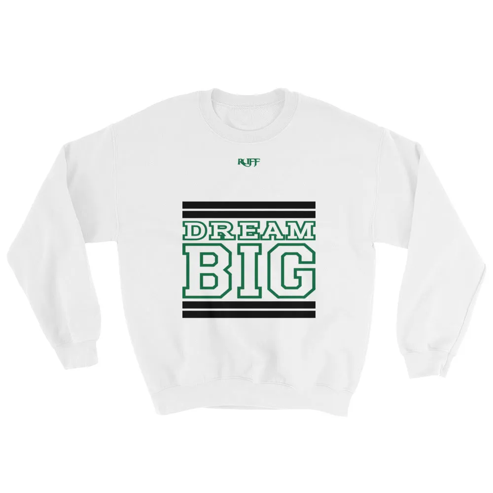 White Black and Green Sweatshirt