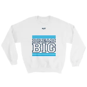 White Carolina Blue and Navy Blue Sweatshirt