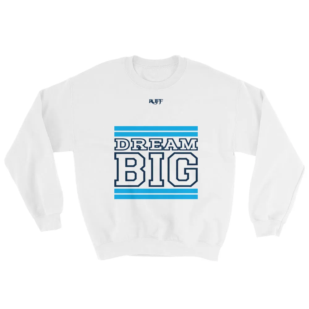 White Carolina Blue and Navy Blue Sweatshirt