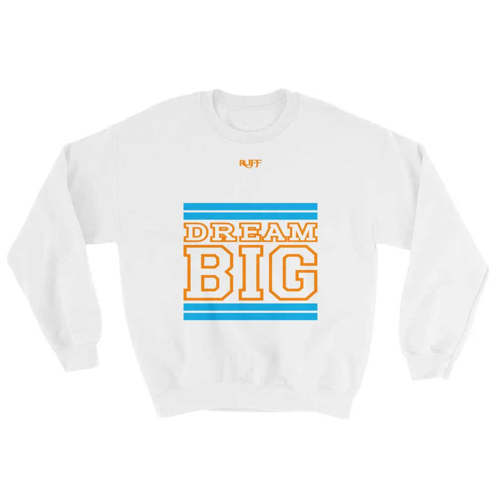 White Carolina Blue and Orange Sweatshirt