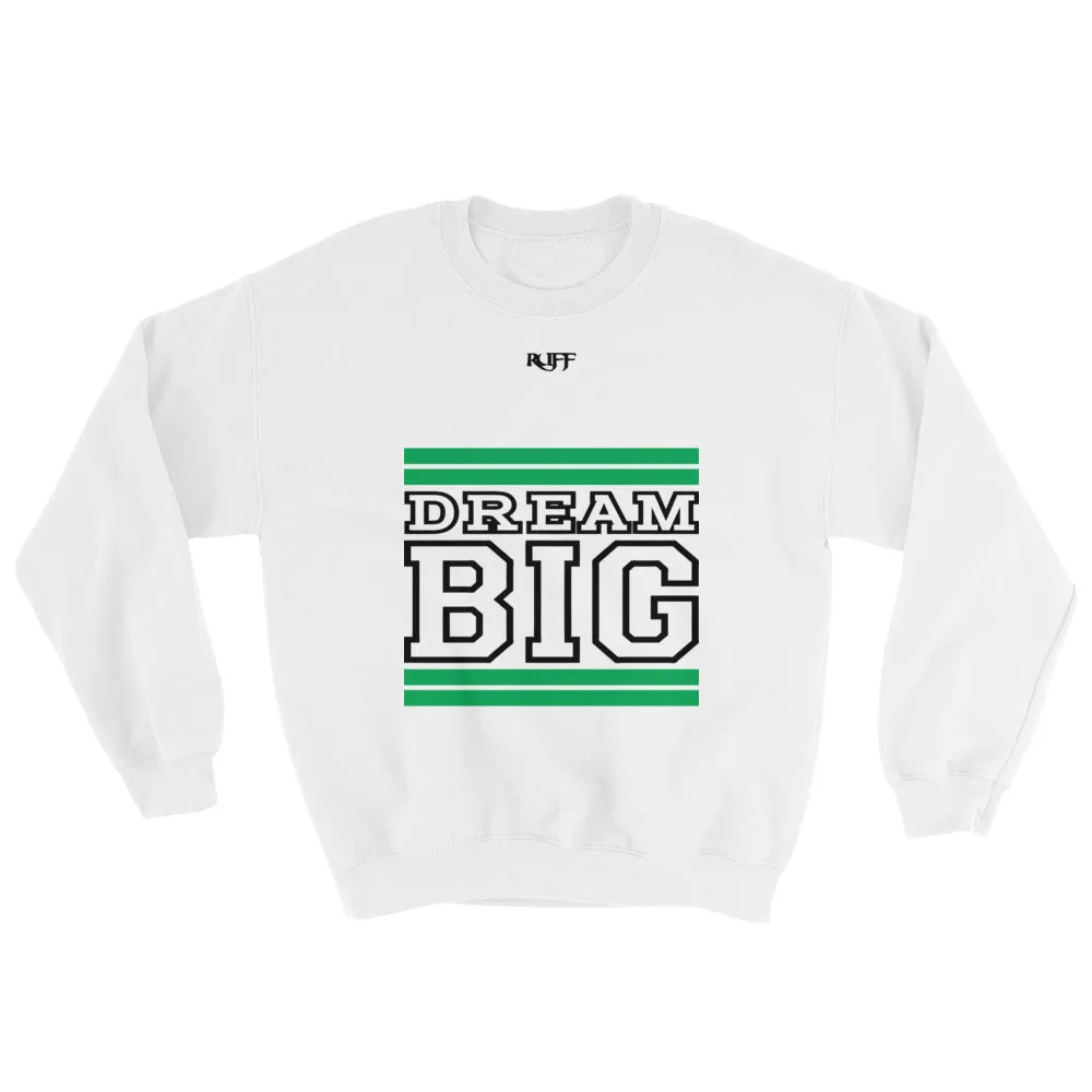 White Green and Black Sweatshirt