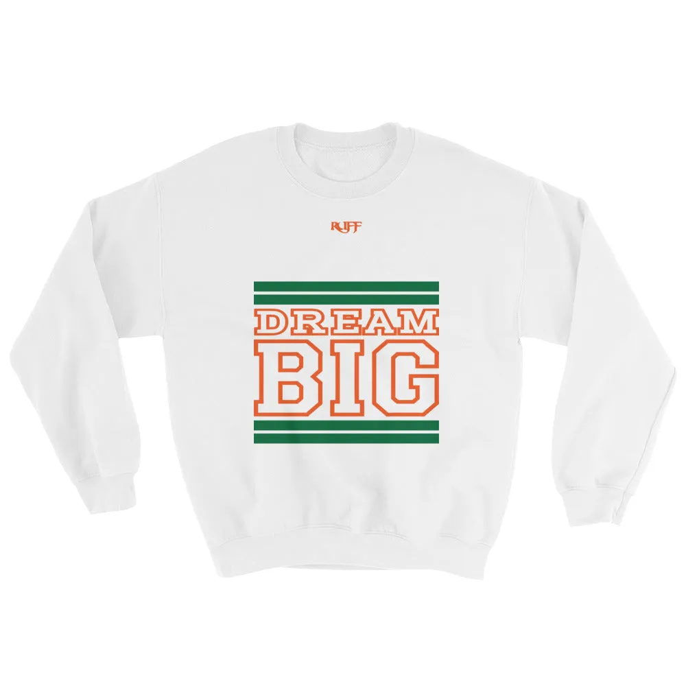 White Green and Orange Sweatshirt
