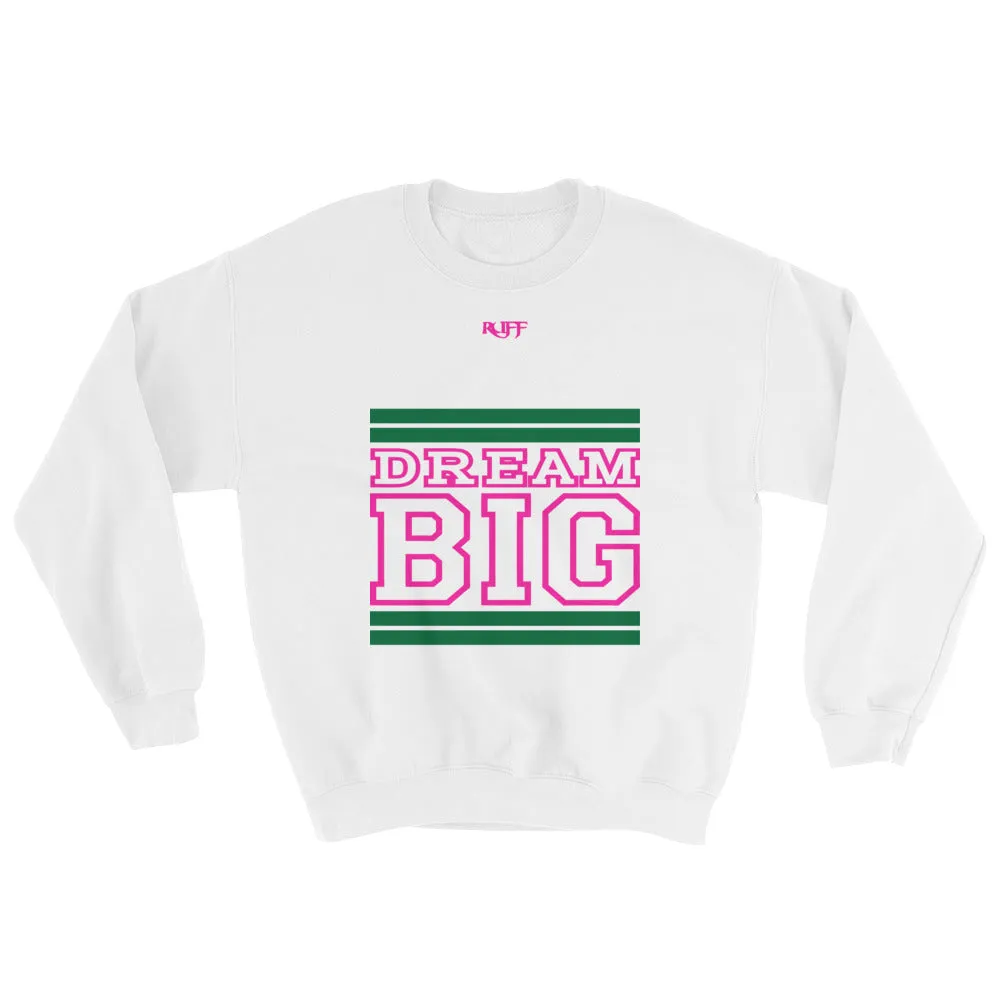 White Green and Pink Sweatshirt