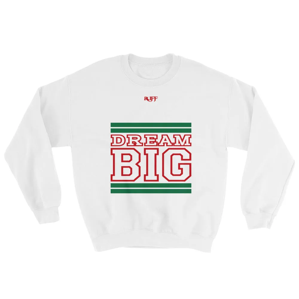 White Green and Red Sweatshirt