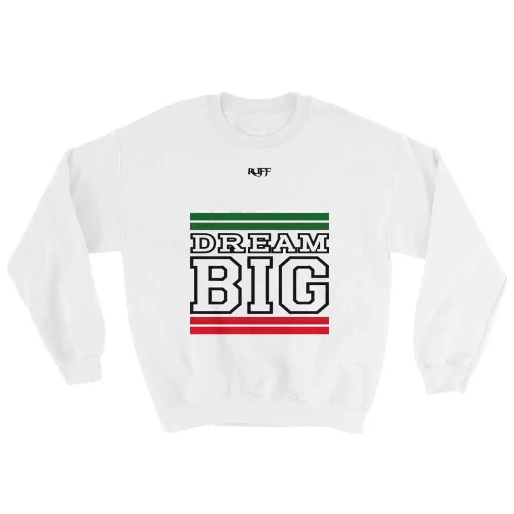 White Green Red and Black Sweatshirt