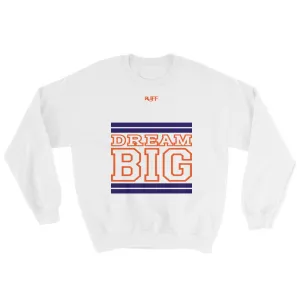White Navy Blue and Orange Sweatshirt