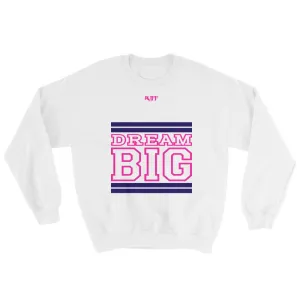 White Navy Blue and Pink Sweatshirt