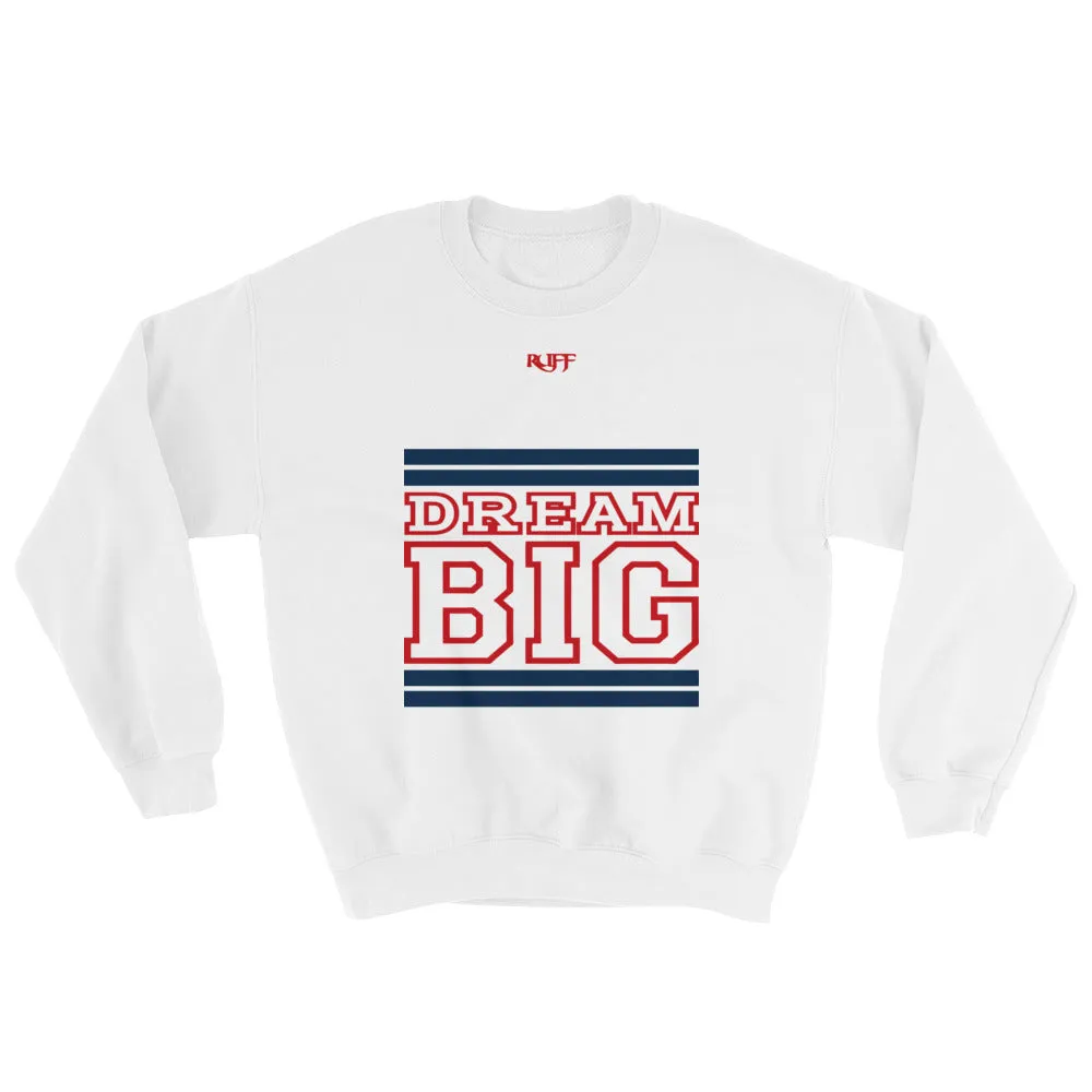 White Navy Blue and Red Sweatshirt