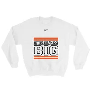 White Orange and Black Sweatshirt