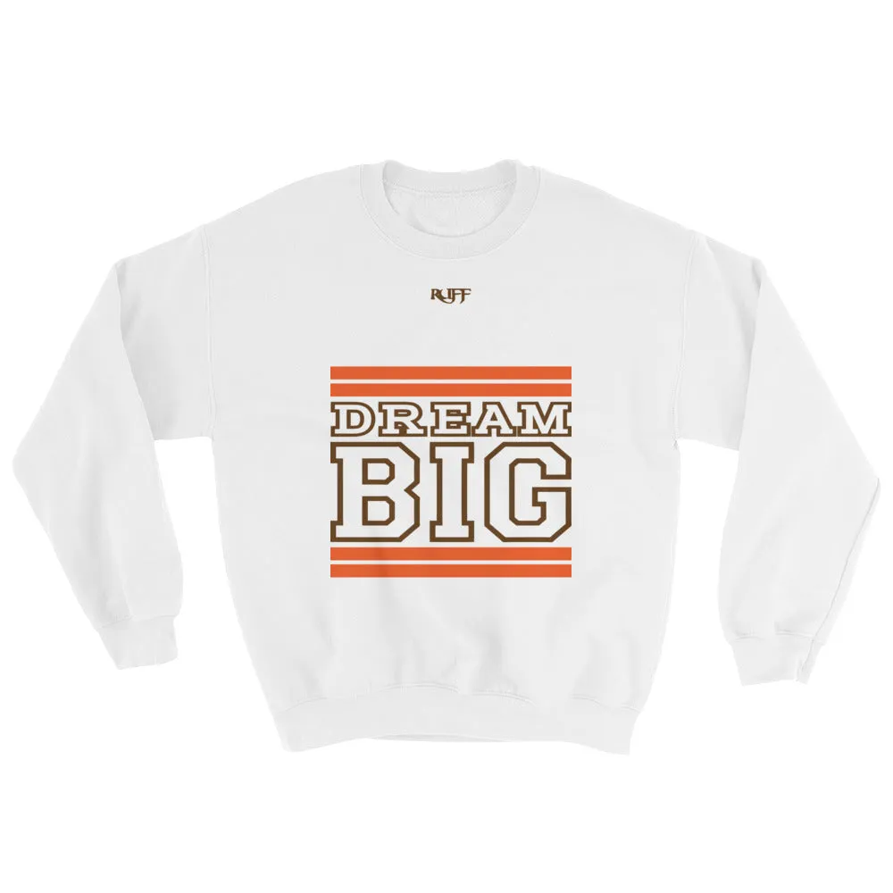 White Orange and Brown Sweatshirt