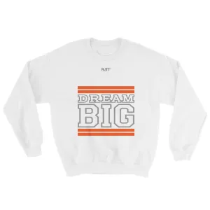White Orange and Grey Sweatshirt