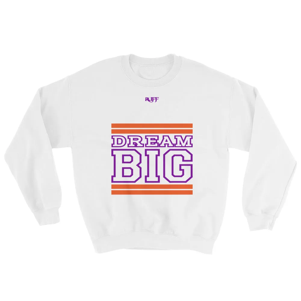 White Orange and Purple Sweatshirt