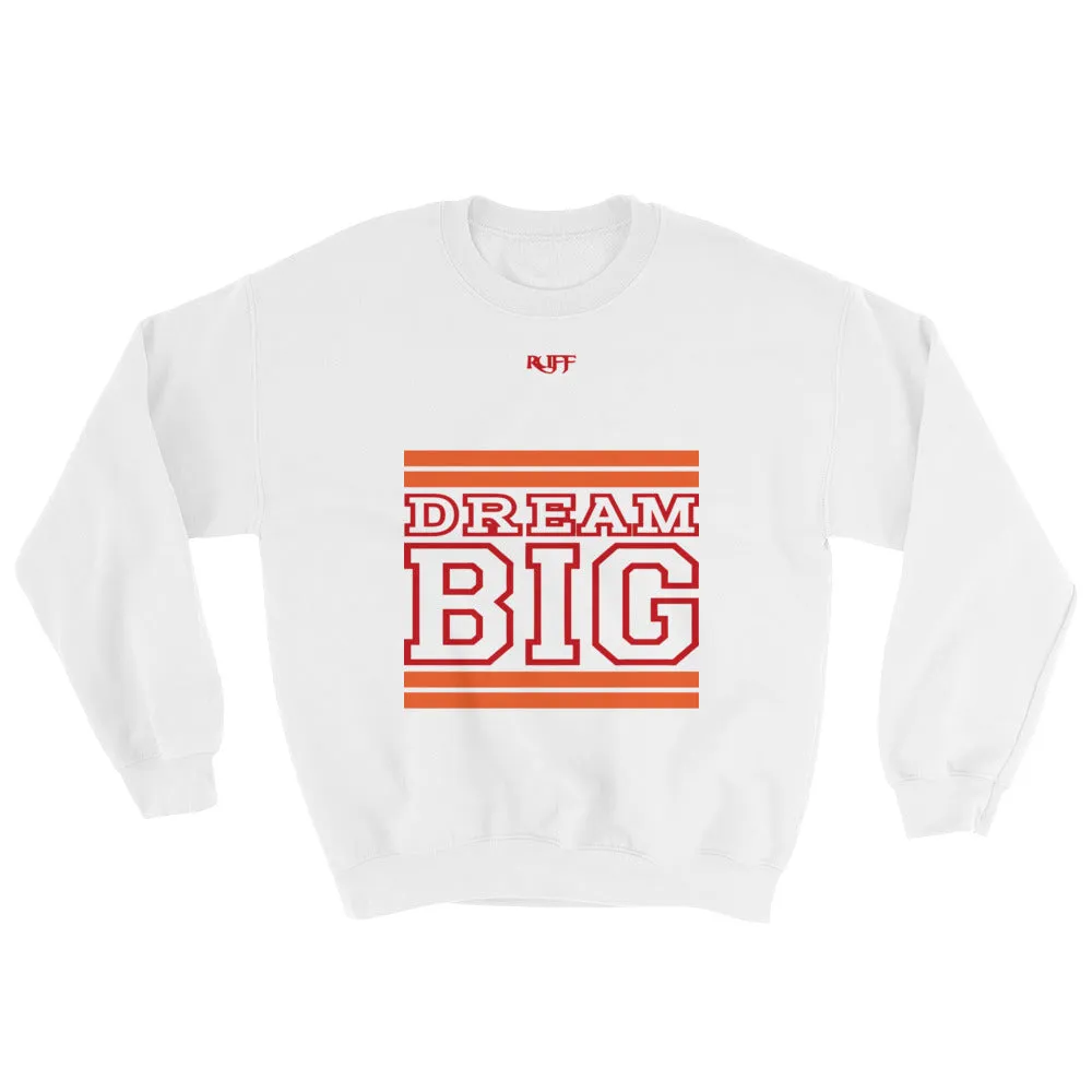 White Orange and Red Sweatshirt