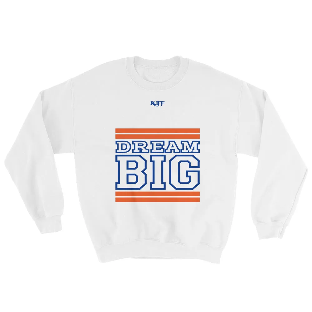 White Orange and Royal Blue Sweatshirt