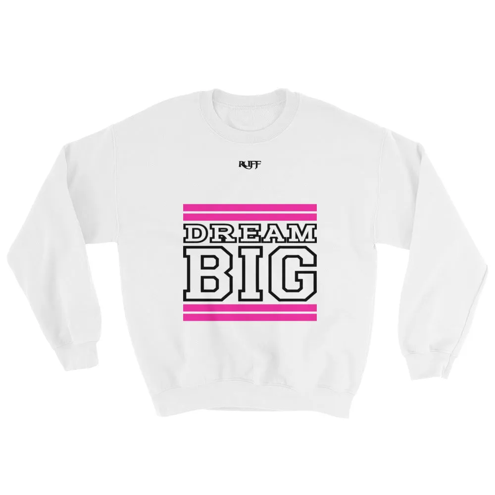 White Pink and Black Sweatshirt