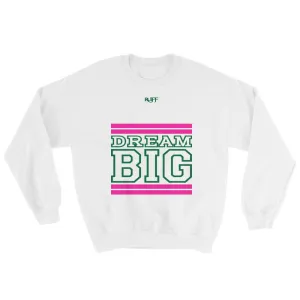 White Pink and Green Sweatshirt