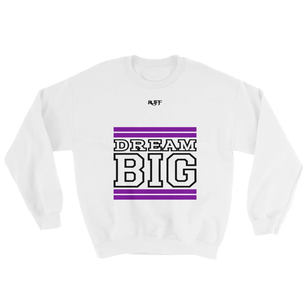 White Purple and Black Sweatshirt