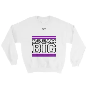 White Purple and Black Sweatshirt