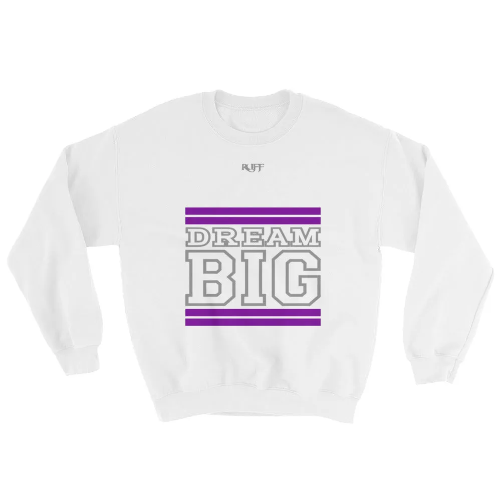 White Purple and Grey Sweatshirt