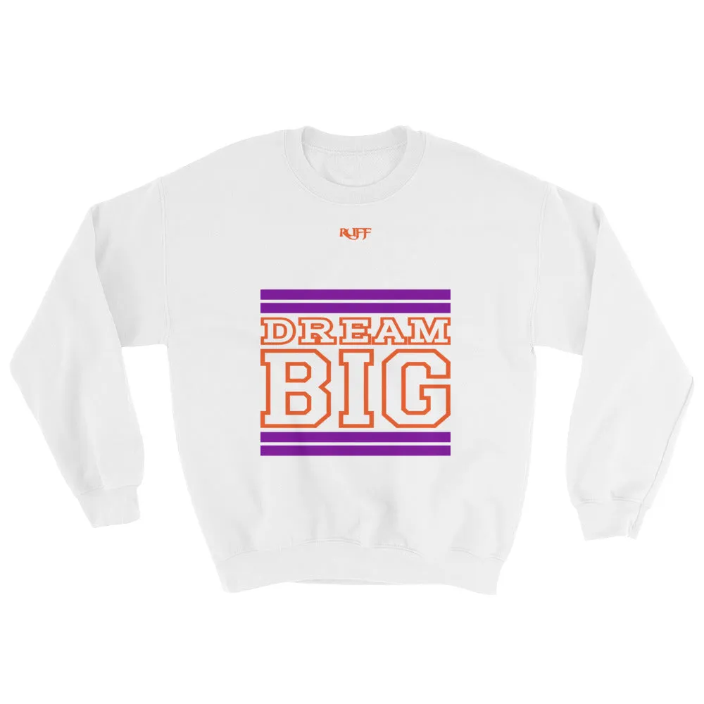 White Purple and Orange Sweatshirt