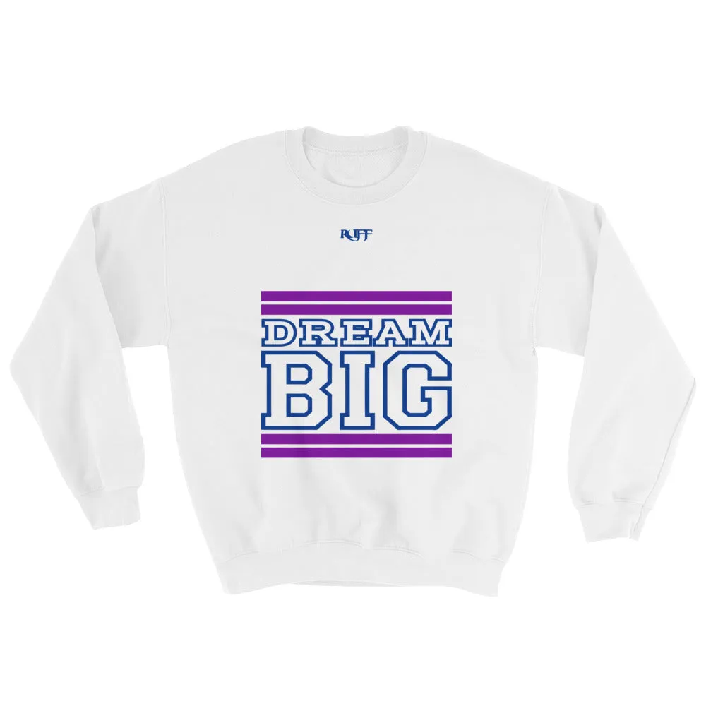 White Purple and Royal Blue Sweatshirt