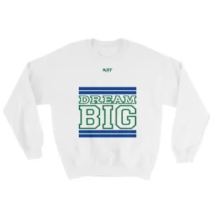 White Royal Blue and Green Sweatshirt