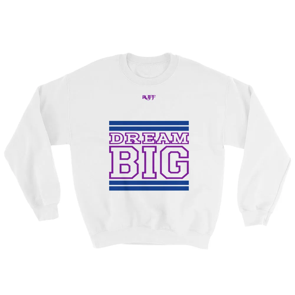 White Royal Blue and Purple Sweatshirt