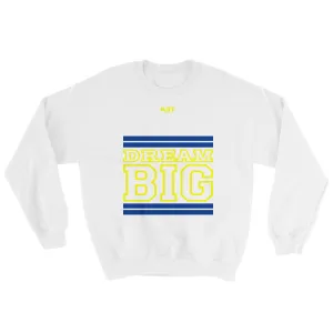 White Royal Blue and Yellow Sweatshirt